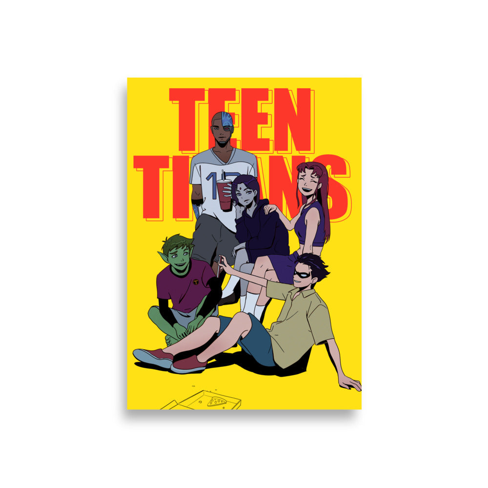 Teen Titans Art Print Poster