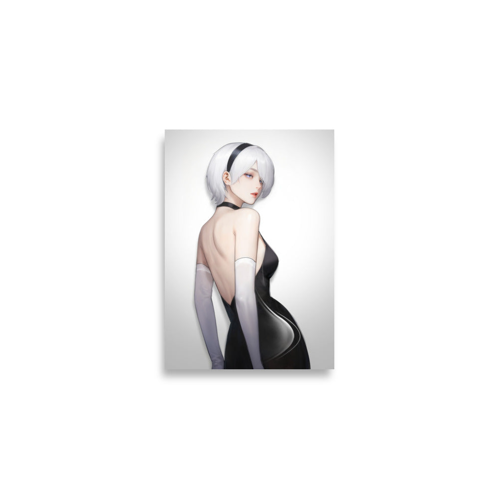 2B Nier Automata Video Game Art Print Poster