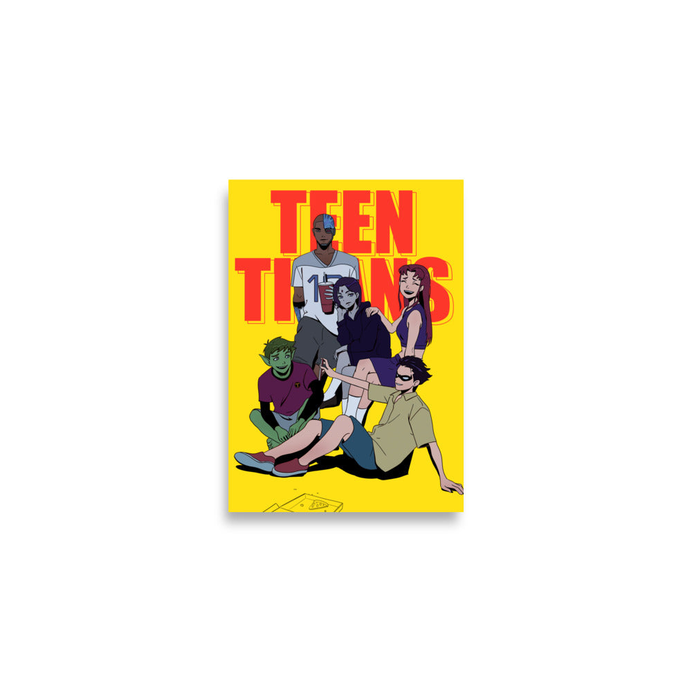 Teen Titans Art Print Poster