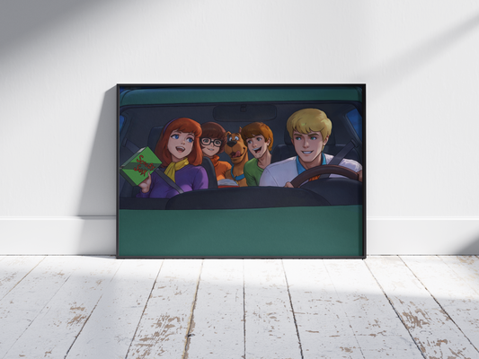 Scooby Doo Art Print Poster