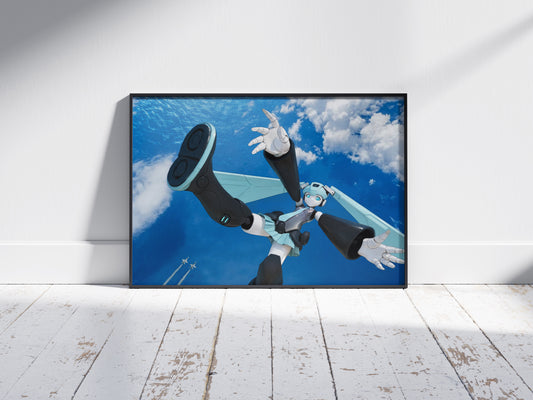 CYBER MIKU Art Print Poster