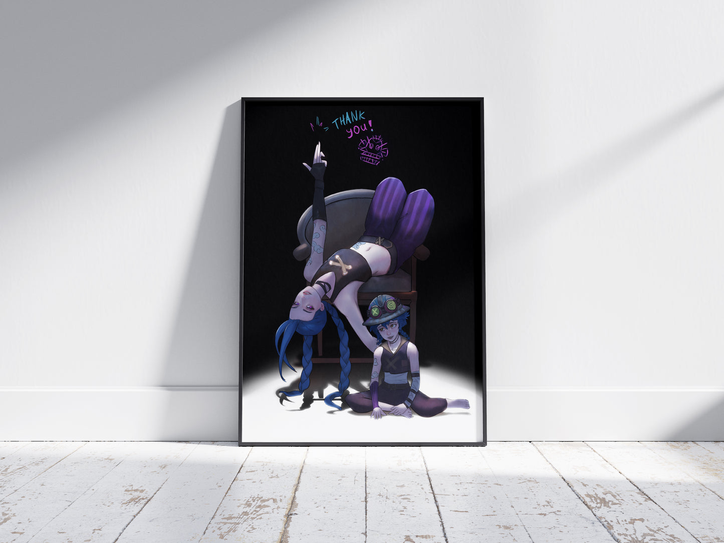 Jinx and Isha Arcane Art Print Poster