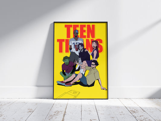 Teen Titans Art Print Poster