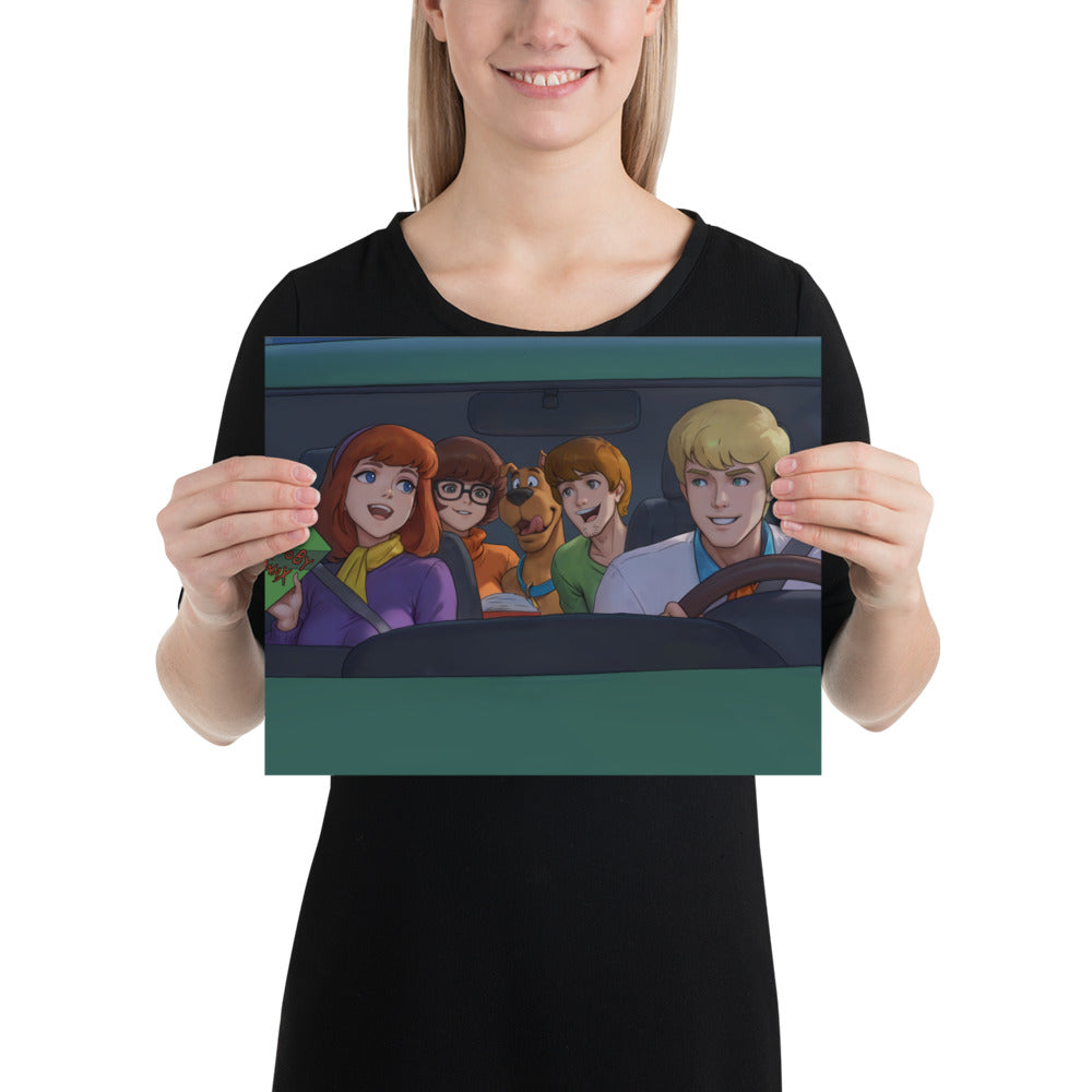 Scooby Doo Art Print Poster