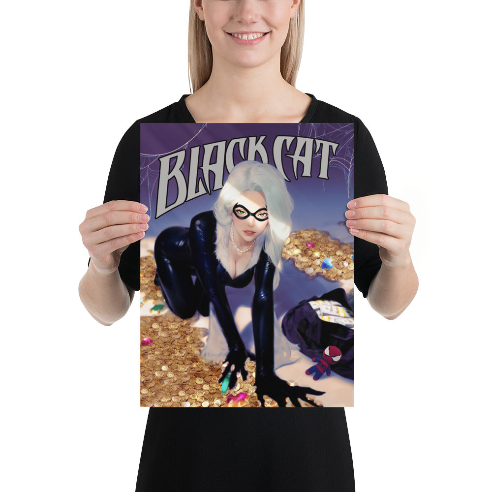 Black Cat MARVEL Art Print Poster