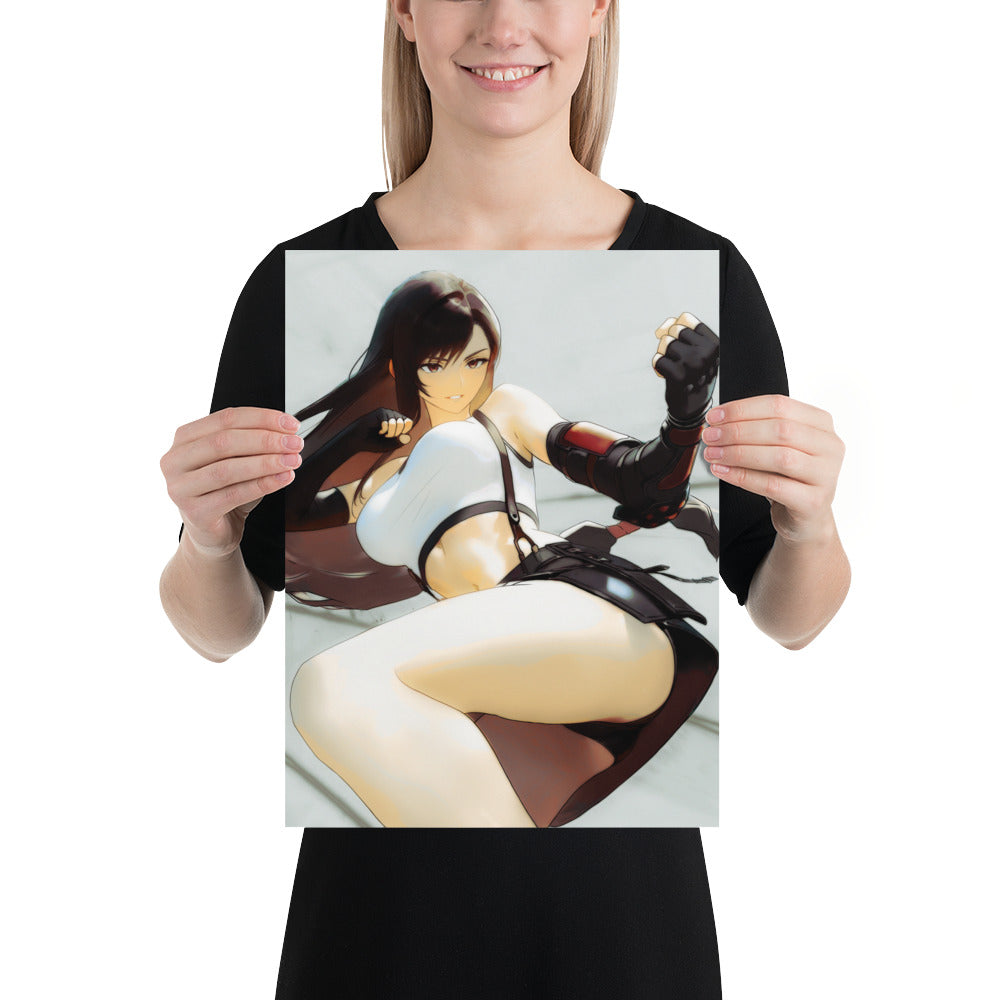 Tifa Final Fantasy Video Game Art Print Poster