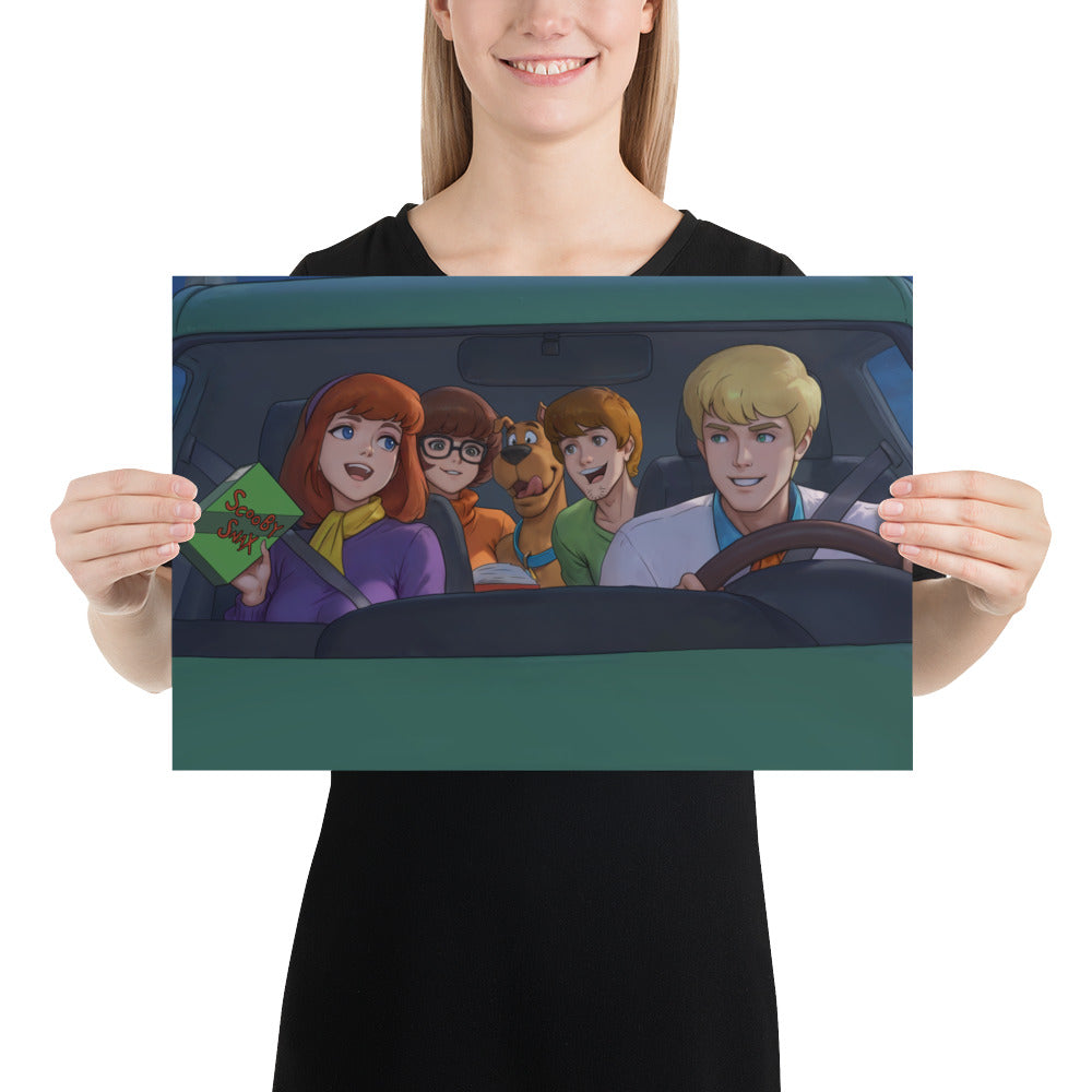 Scooby Doo Art Print Poster