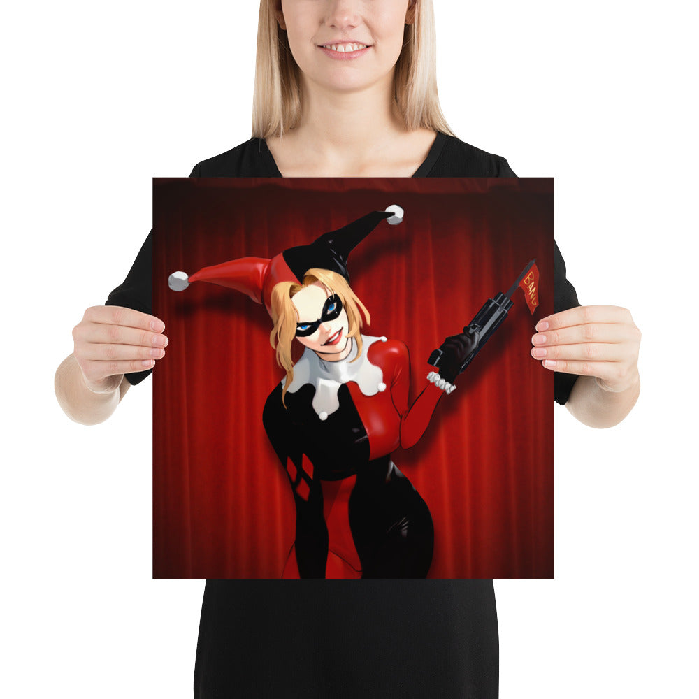 Harley Quinn from The Batman Animated Series Art Print Poster