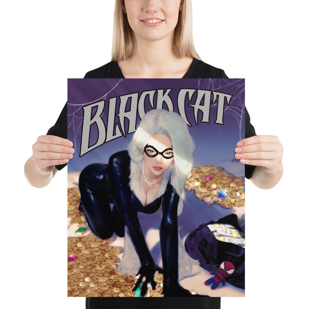 Black Cat MARVEL Art Print Poster