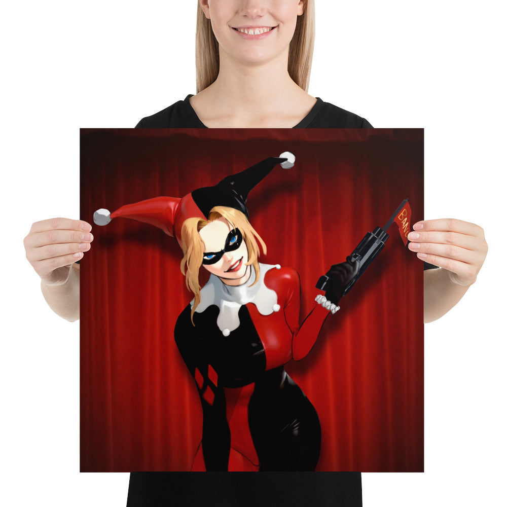 Harley Quinn from The Batman Animated Series Art Print Poster