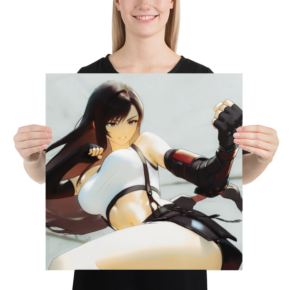 Tifa Final Fantasy Video Game Art Print Poster