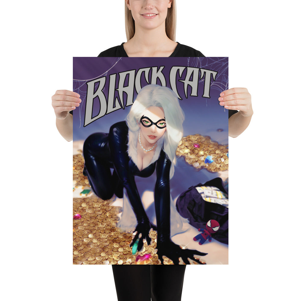 Black Cat MARVEL Art Print Poster