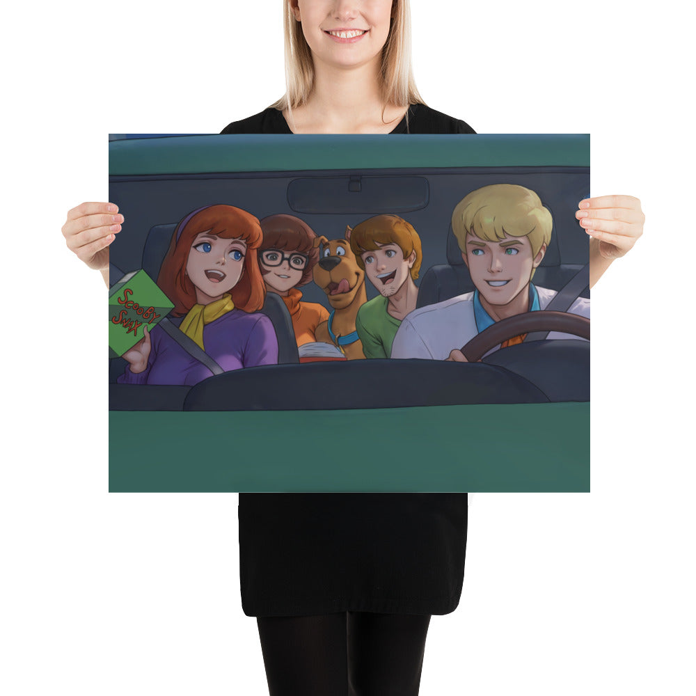 Scooby Doo Art Print Poster