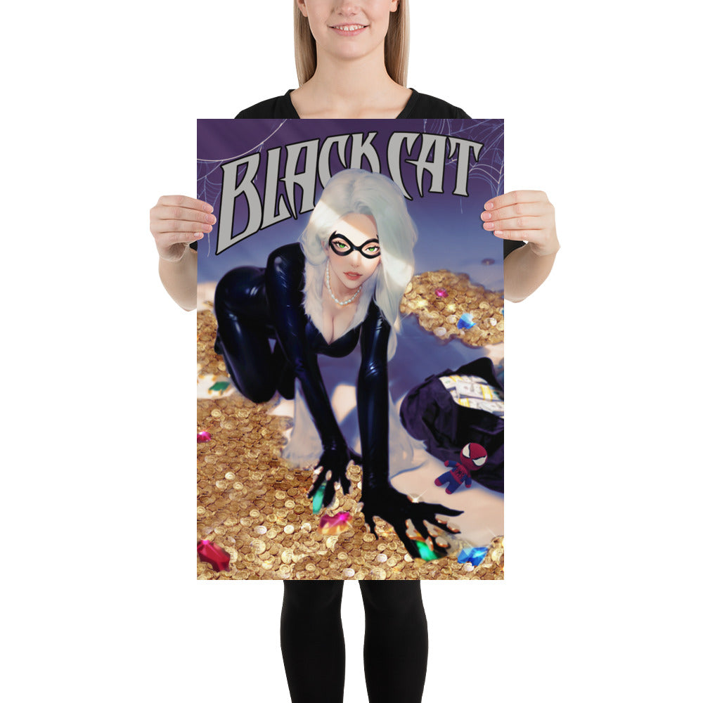 Black Cat MARVEL Art Print Poster