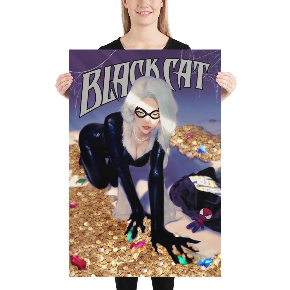 Black Cat MARVEL Art Print Poster