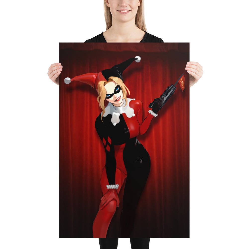 Harley Quinn from The Batman Animated Series Art Print Poster