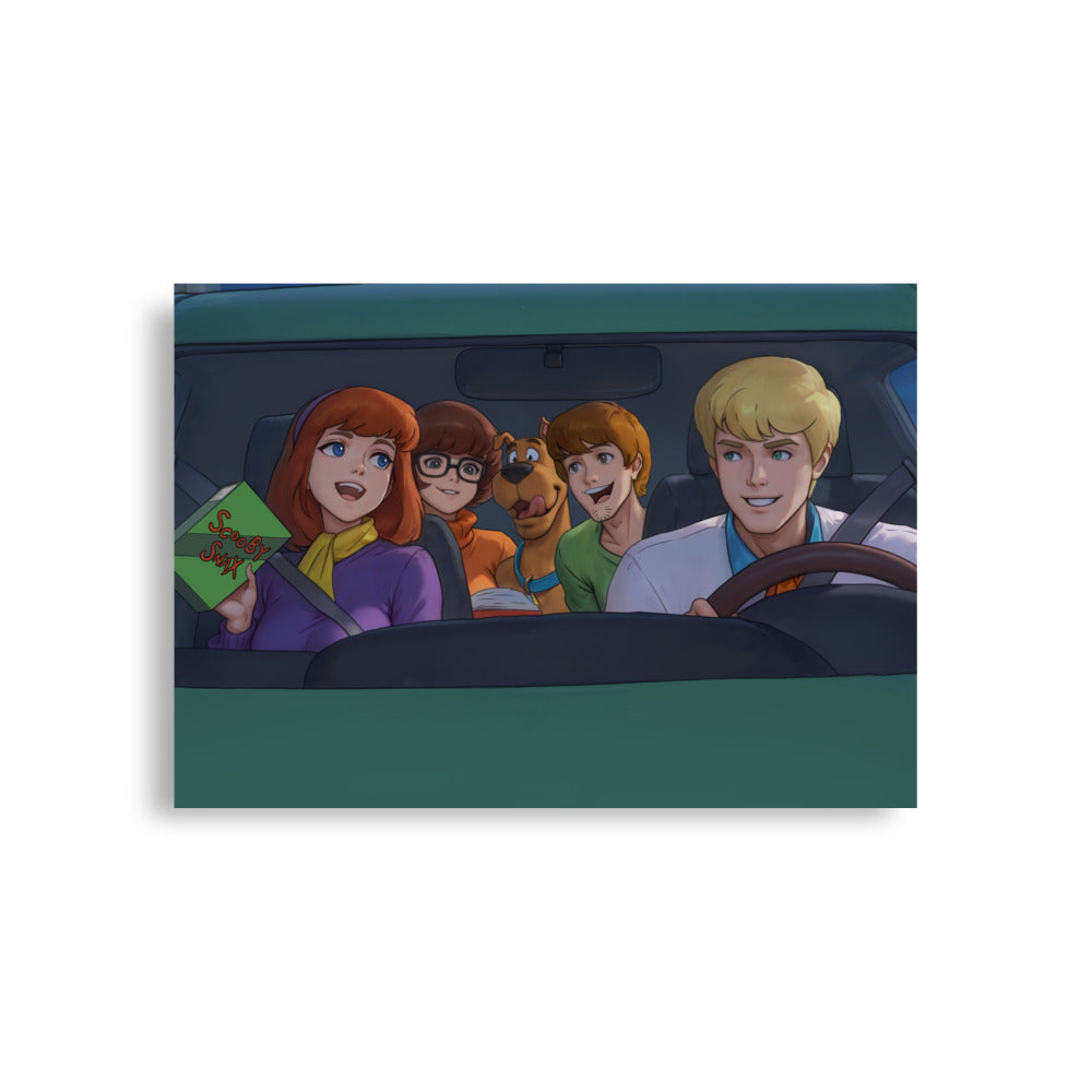 Scooby Doo Art Print Poster